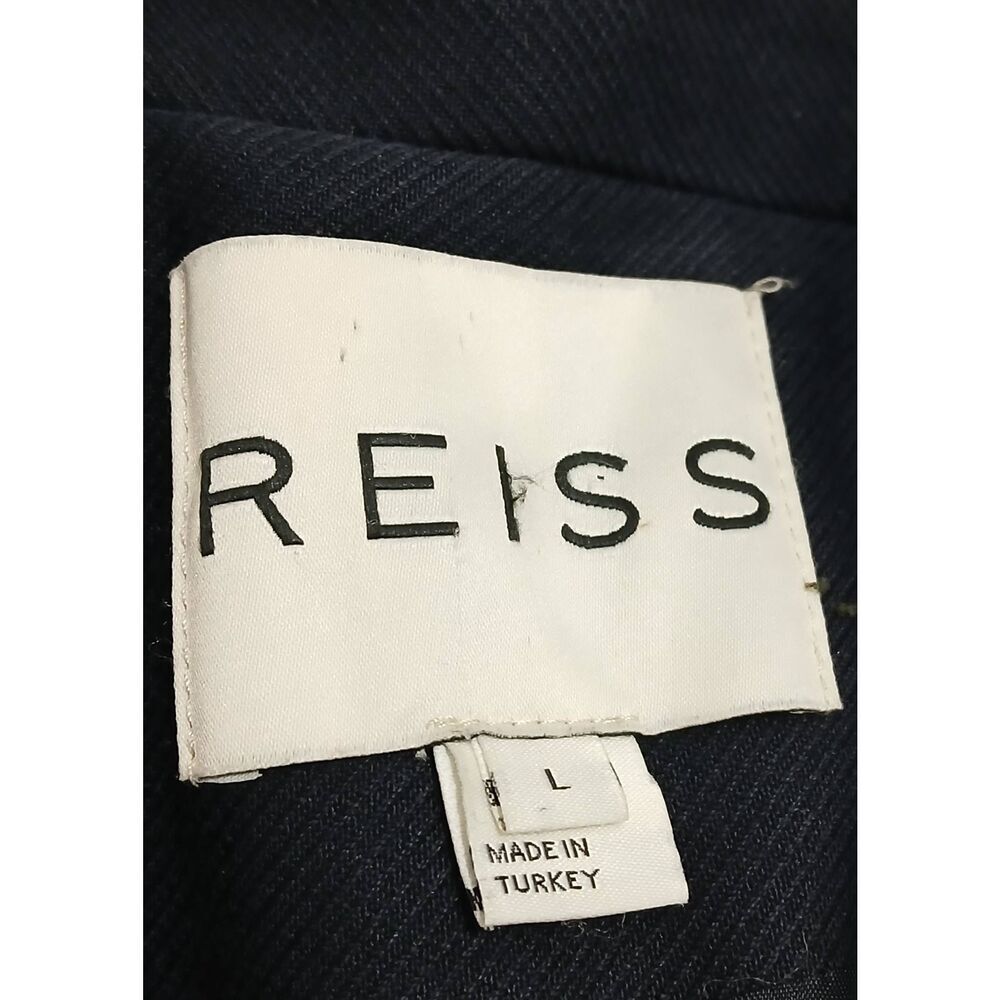 Reiss womens large mira double Breasted navy blue trench jacket - Picture 6 of 9